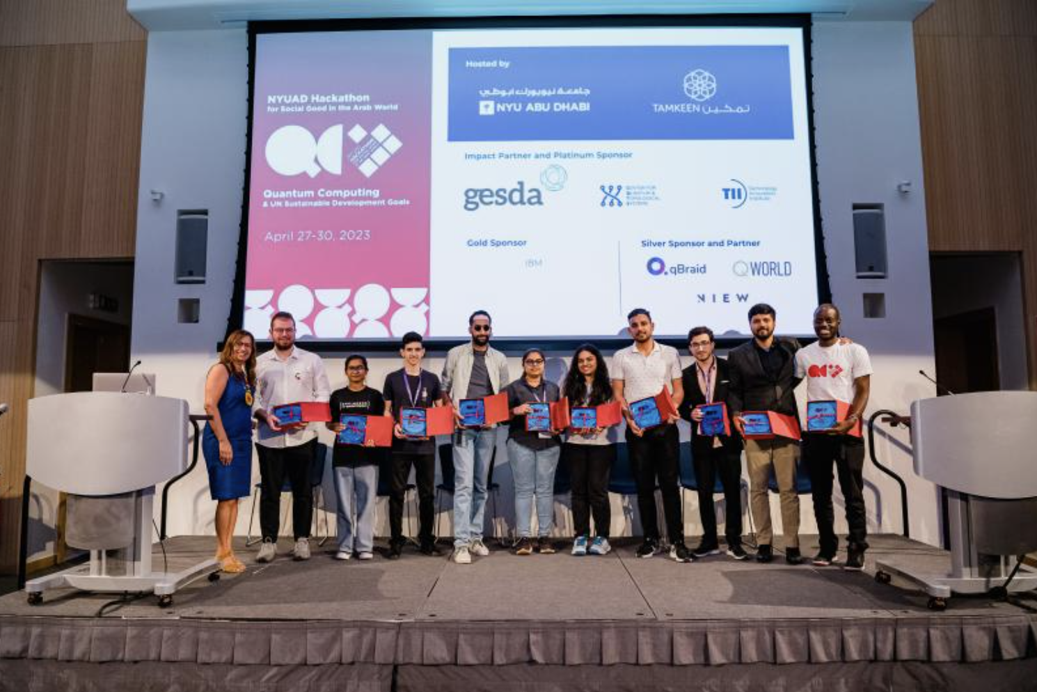 Second Place - NYUAD International Hackathon for Social Good 
